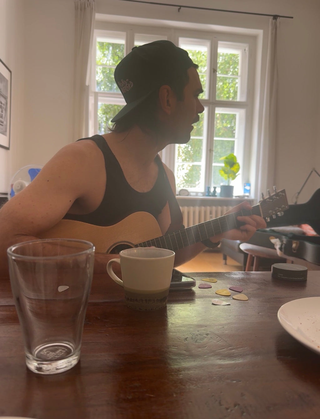 Flaskegrønn caps