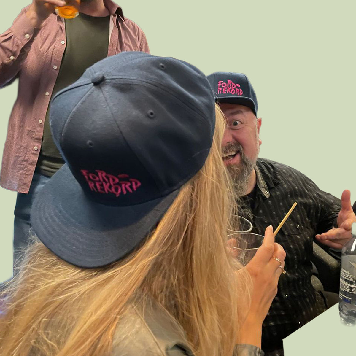 Marineblå caps
